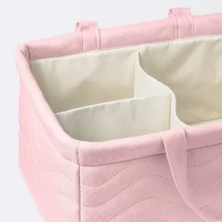 Quilted Fabric Diaper Caddy - Light Pink - Cloud Island™ -Cloud Island GUEST 192d642f a8dd 4c8b ba31 0cfae242350f