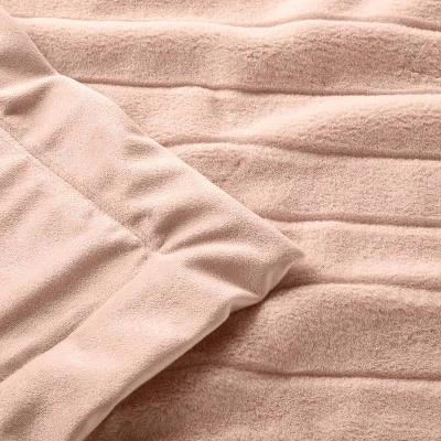 Faux Fur With Channel Craving Baby Blanket - Cloud Island™ - Pink 4 Faux Fur With Channel Craving Baby Blanket - Cloud Island™ - Pink - Image 2