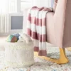 Chenille Stripe Baby Blanket - Dark Pink And White Stripe - Cloud Island™ -Cloud Island GUEST 389f22af 525d 41cb acbb fbb7b8020ca2