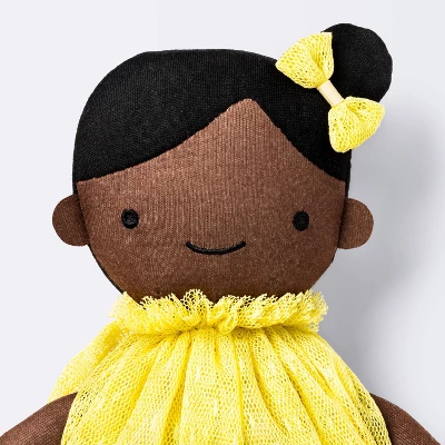 Plush Doll With Yellow Dress - Cloud Island™ 4 Plush Doll With Yellow Dress - Cloud Island™ - Image 2