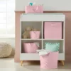 Quilted Fabric Large Round Storage Basket - Light Pink - Cloud Island™ -Cloud Island GUEST 828cc064 dfc9 47e4 8887 5a2dc35743ef