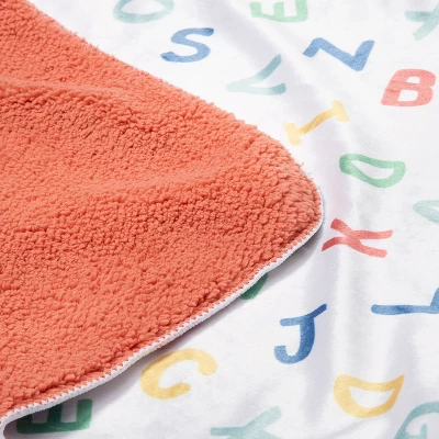 Velboa Blanket Alphabet - Cloud Island™ - Coral 4 Velboa Blanket Alphabet - Cloud Island™ - Coral - Image 2