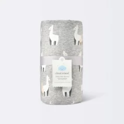 Jersey Knit Reversible Faux Fur Blanket Llamas - Cloud Island™ Blue/White 7 Jersey Knit Reversible Faux Fur Blanket Llamas - Cloud Island™ Blue/White -Cloud Island GUEST 89073436 24a2 433a a9a5 566b5c2024ab