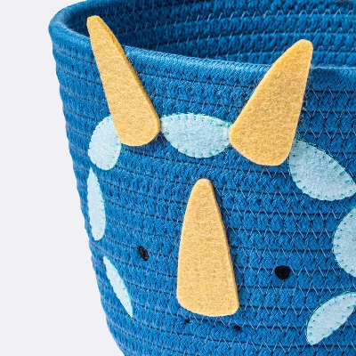 Coiled Rope Forest Animal Small Round Storage Basket - Dinosaur - Cloud Island™ 4 Coiled Rope Forest Animal Small Round Storage Basket - Dinosaur - Cloud Island™ - Image 2