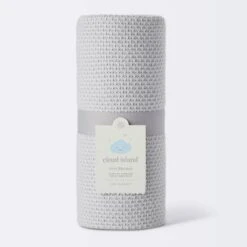 Seed Stitch Sweater Knit Baby Blanket - Gray - Cloud Island™ 7 Seed Stitch Sweater Knit Baby Blanket - Gray - Cloud Island™ -Cloud Island GUEST c46d3a9f a0d1 49c9 b801 2273bc1e5d10