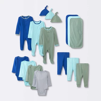 Baby Boys' Layette Gifting Bundle - Cloud Island™ Blue 7 Baby Boys' Layette Gifting Bundle - Cloud Island™ Blue - Image 5